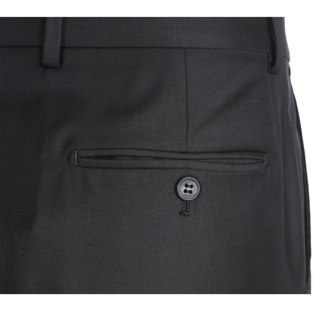 Rivelino RHC100-1-BLK Mens Suit