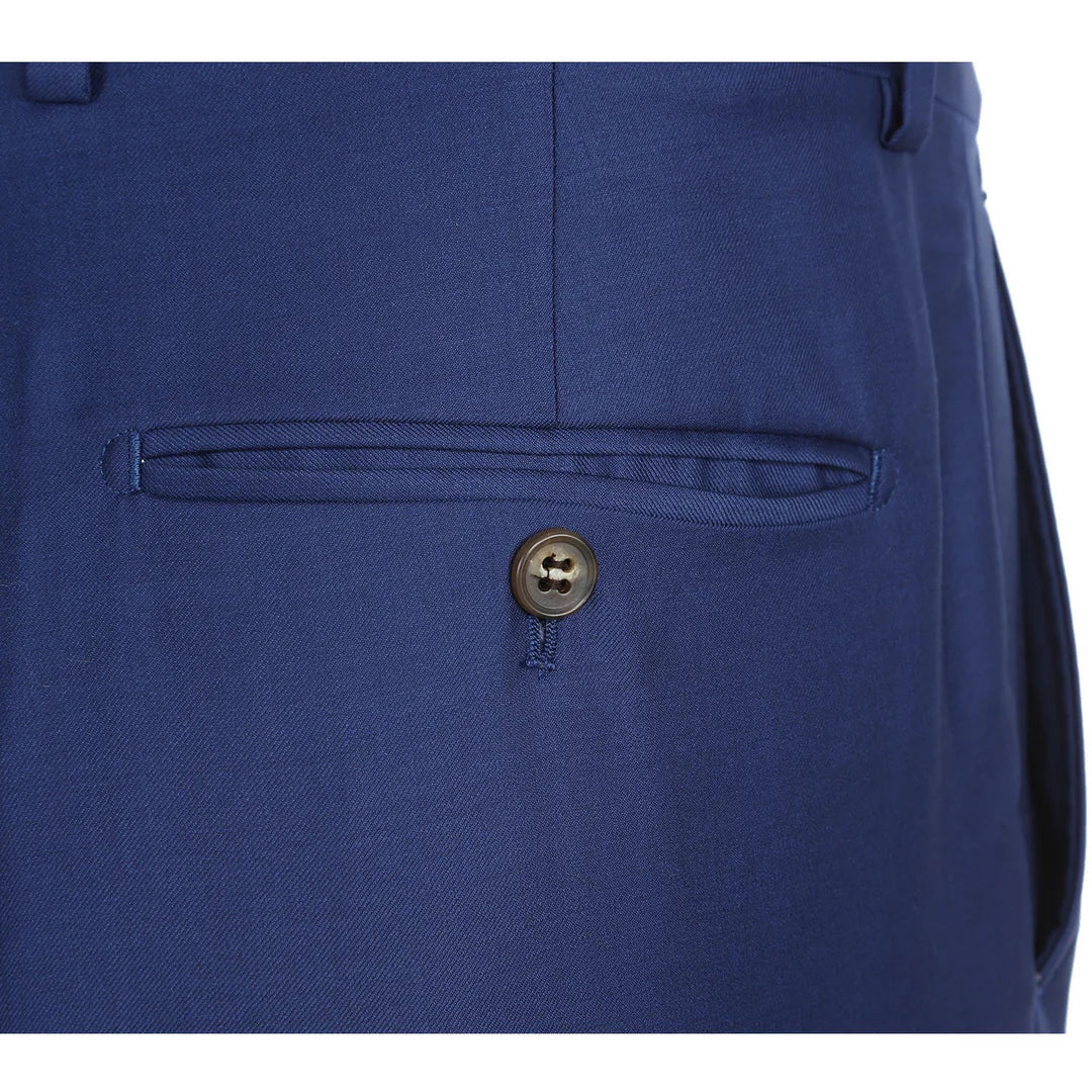 Rivelino RHC100-19-BLUE Mens Church Suit