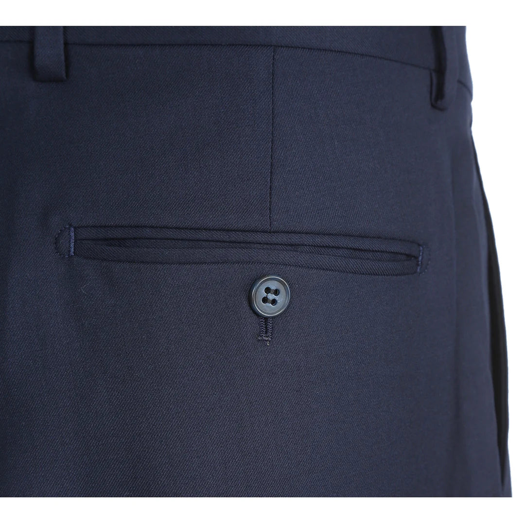 Rivelino RHC100-2-NAVY Mens Suit