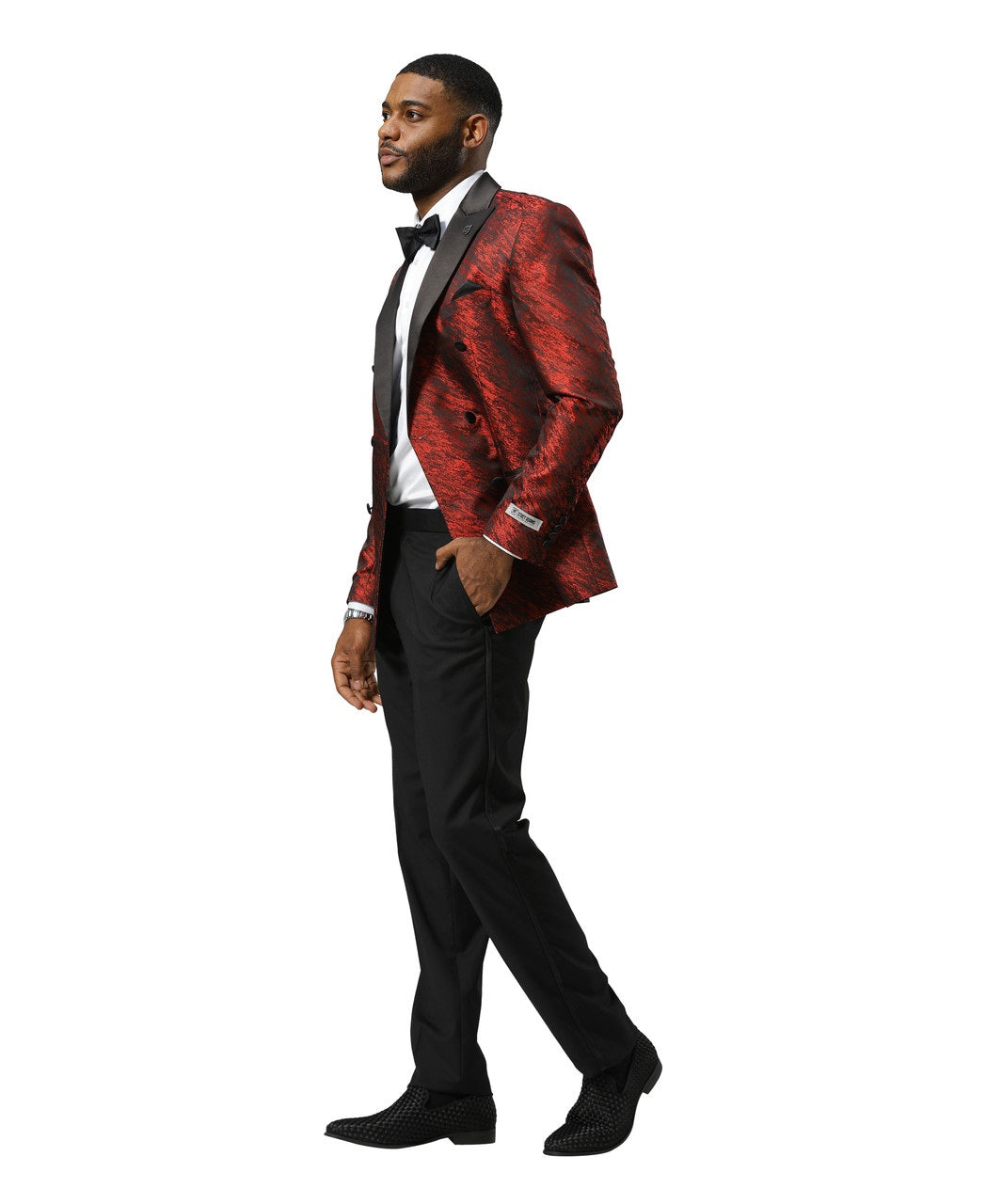 Stacy Adams SMJ825H1-03-RED Mens Jacket