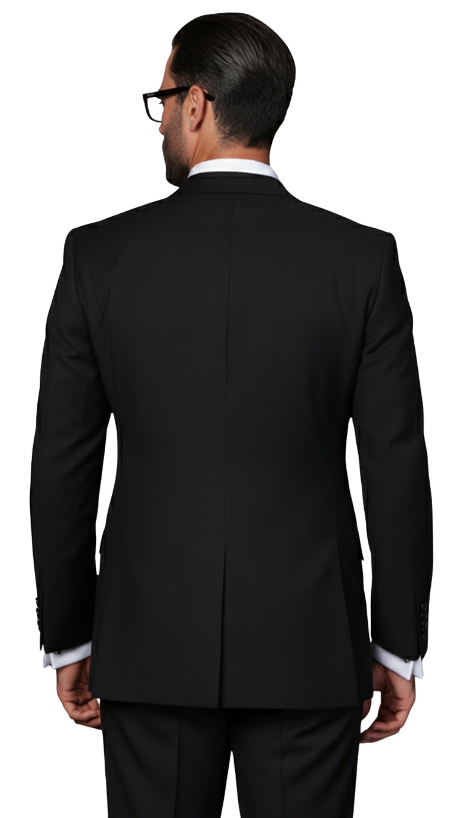 Statement  STZV-100 BLK Mens Suit