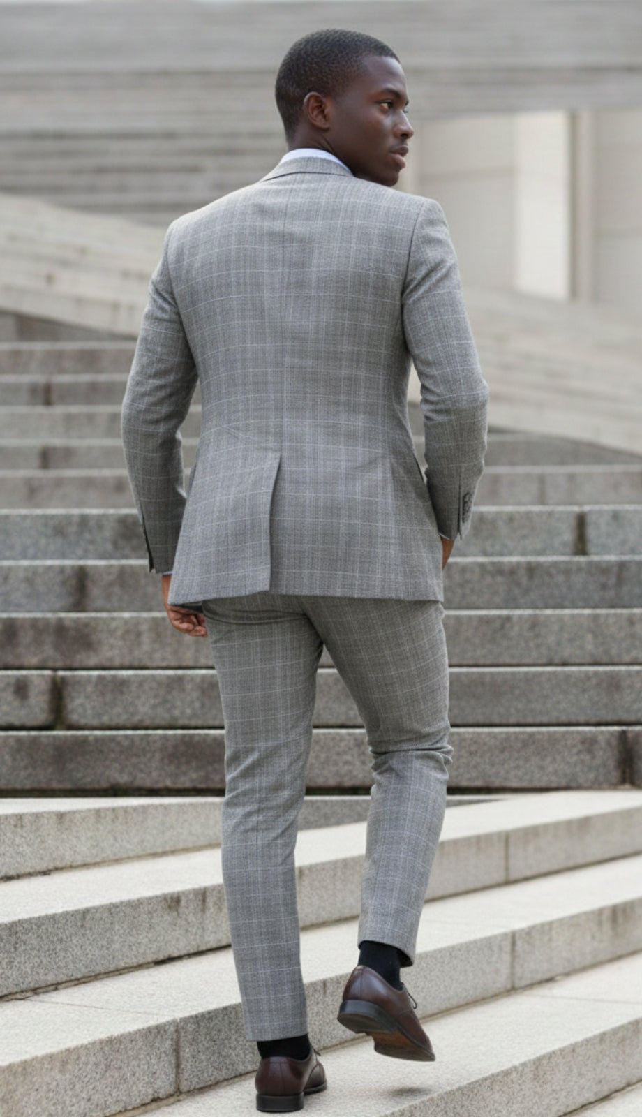 Iconic T-110-GRY Mens Church Suit