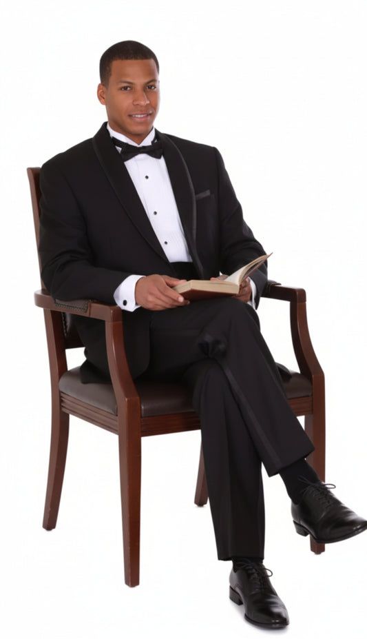 EJ Samuel T811-BLK Mens Tuxedo