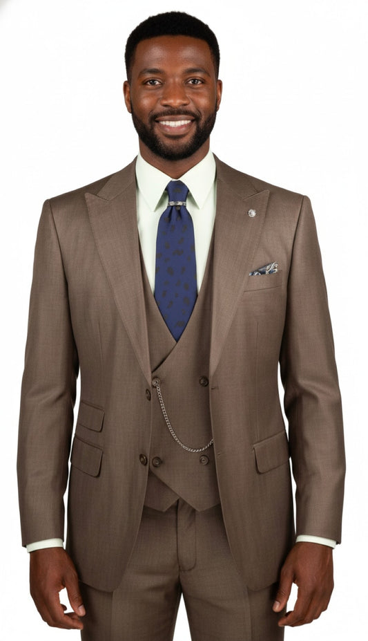 Vinci V2RK-5-DTP Mens Church Suit