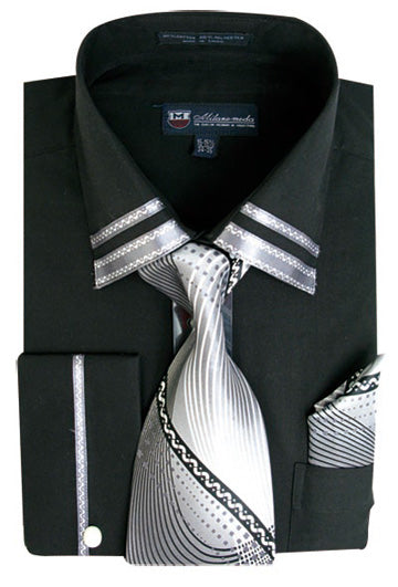 Fortino Landi SG-28BK  Mens Shirt