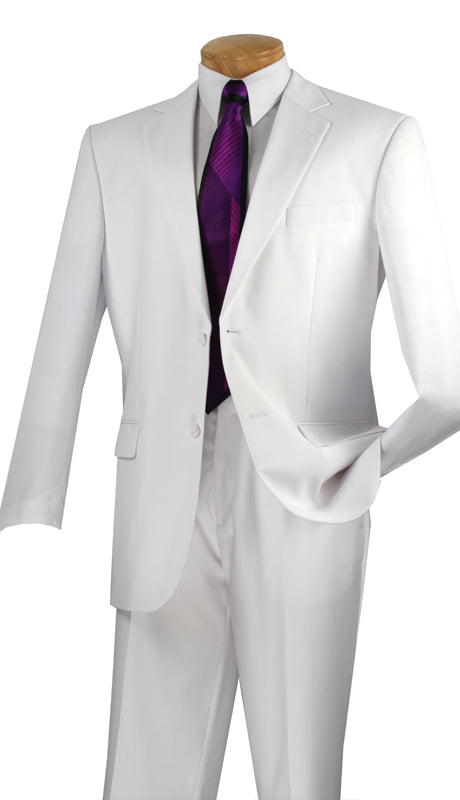 Vinci 2C900-2-WH Mens Suit
