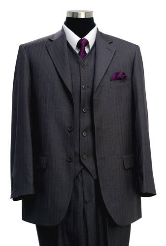 Milano Moda 5802V2GR-A Mens Suit