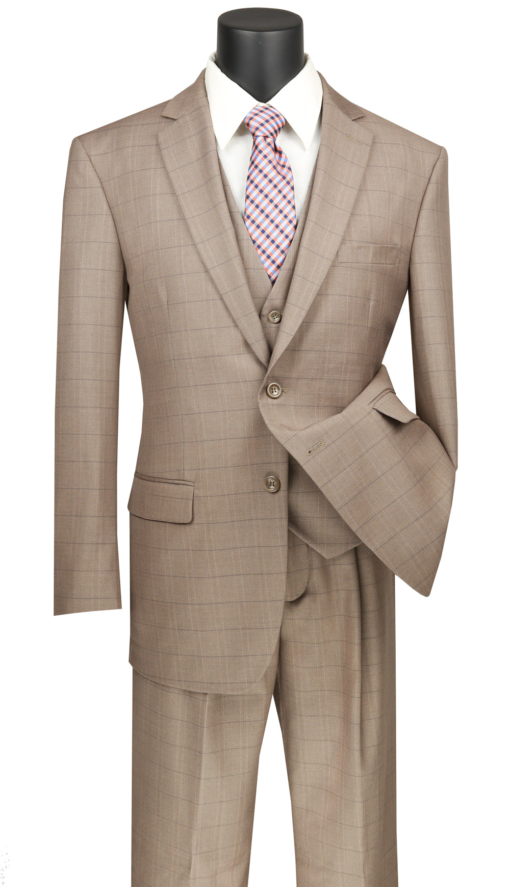 Vinci V2RW-15-TA Mens Suit