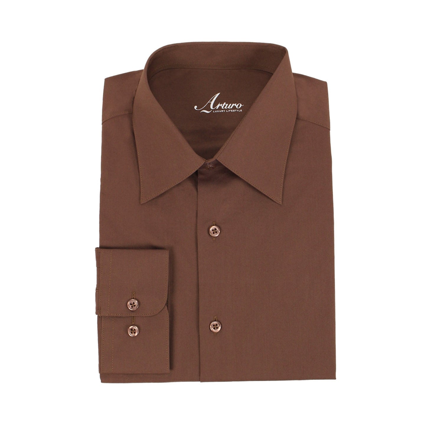 Arturo 100MODERN-BROW-Mens Shirt