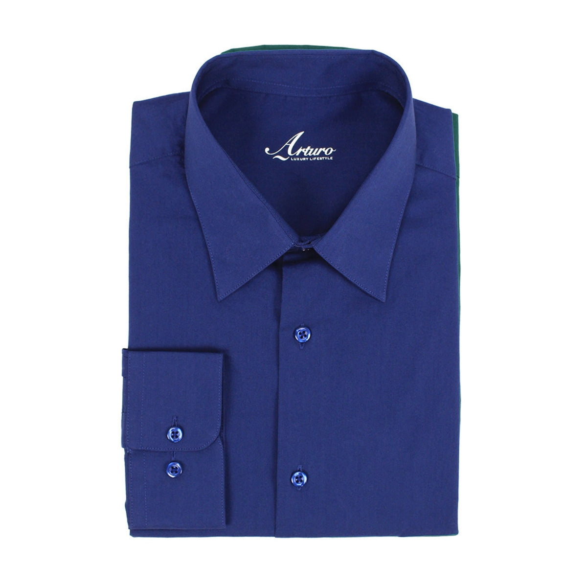 Arturo 100MODERN-NAVY Mens Shirt