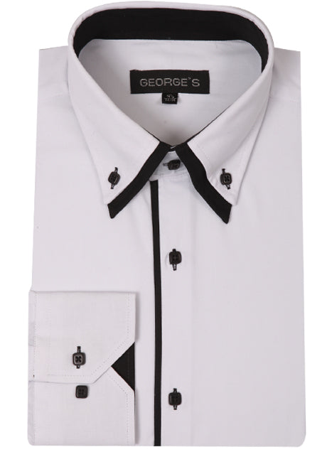 Fortino Landi AH618-BL Mens Shirt