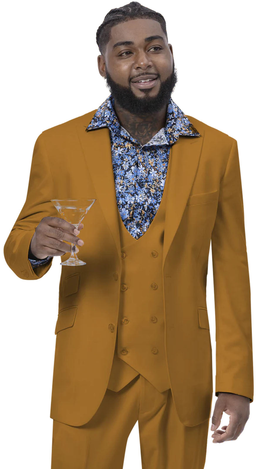 EJ Samuel M2770-GLD Mens Suit