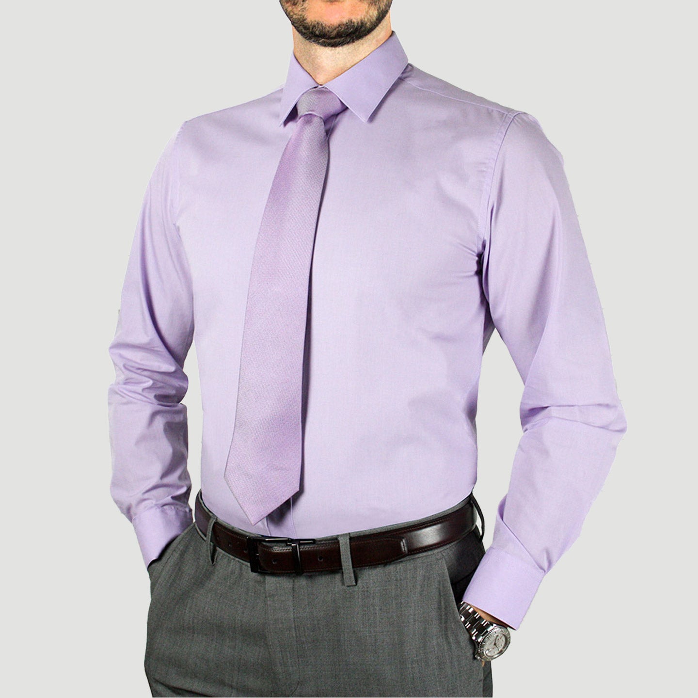 Arturo 100MOD4-6X-LILAC-Shirt Mens