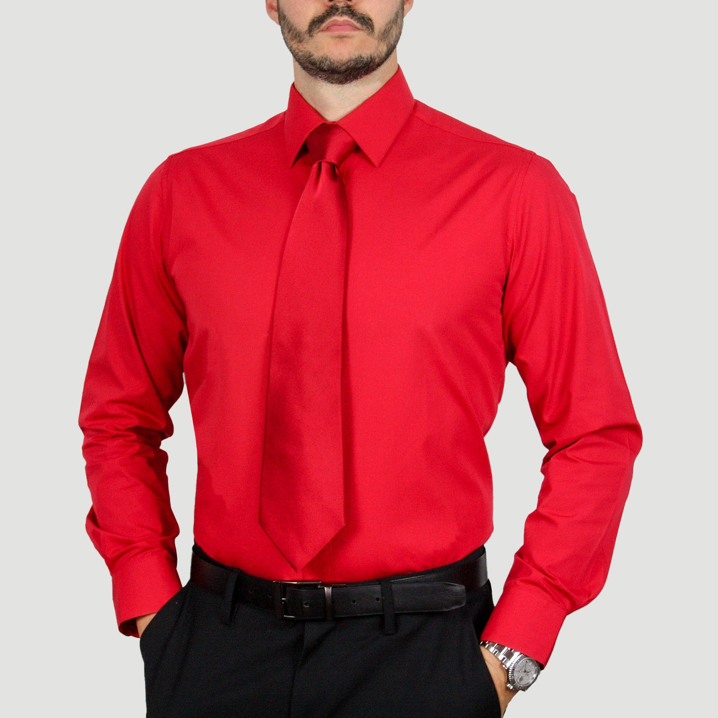 Arturo 100MOD4-6X-RED-Mens Shirt