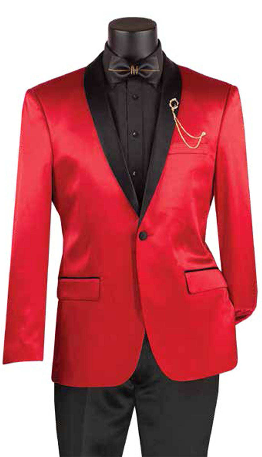 Vinci BST-1-RED Mens Sport Coat