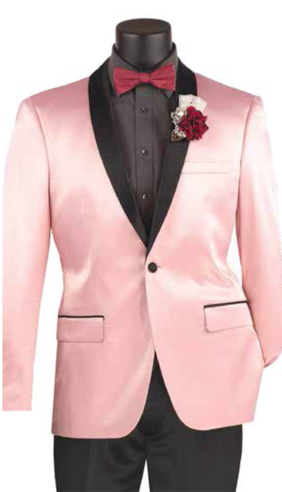 Vinci BST-1-PNK Mens Sport Coat