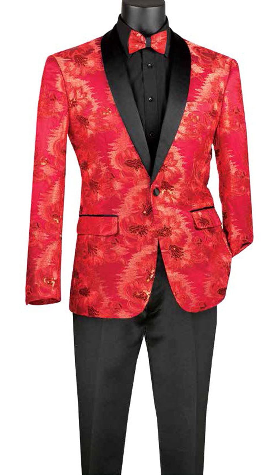 Vinci BSF-13-RED Mens Sport Coat