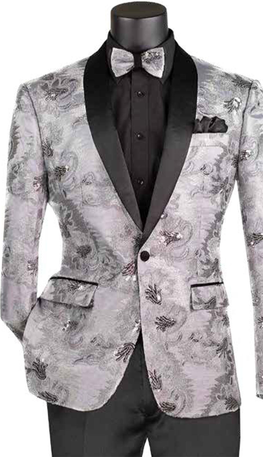 Vinci BSF-13-SIL Mens Sport Coat