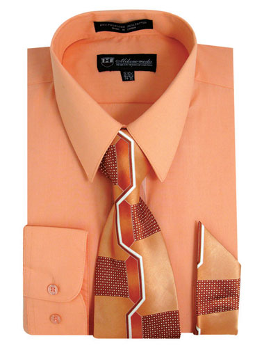 Fortino Landi SG21Peach-J  Mens Shirt