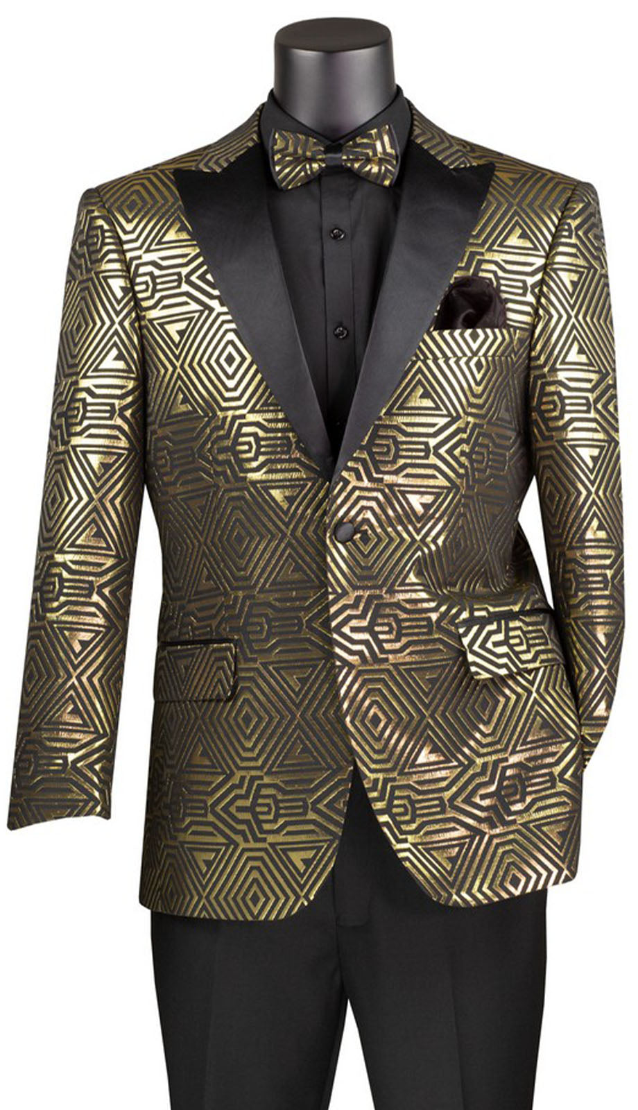 Vinci BM-4-GLD Mens Sport Coat