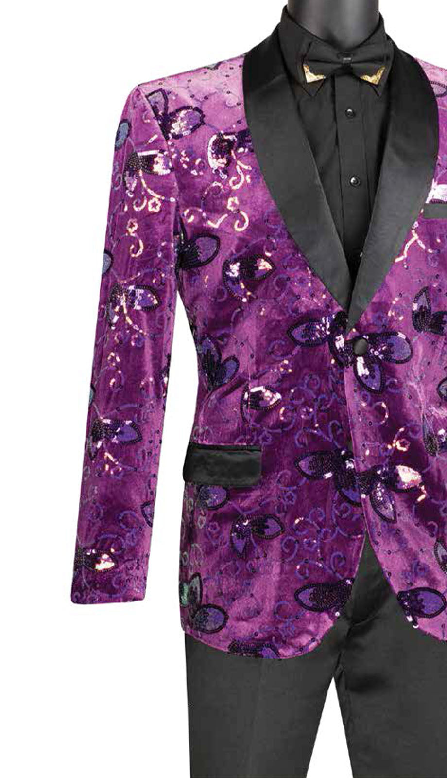 Vinci BSQ-4-PUR Mens Sport Coat