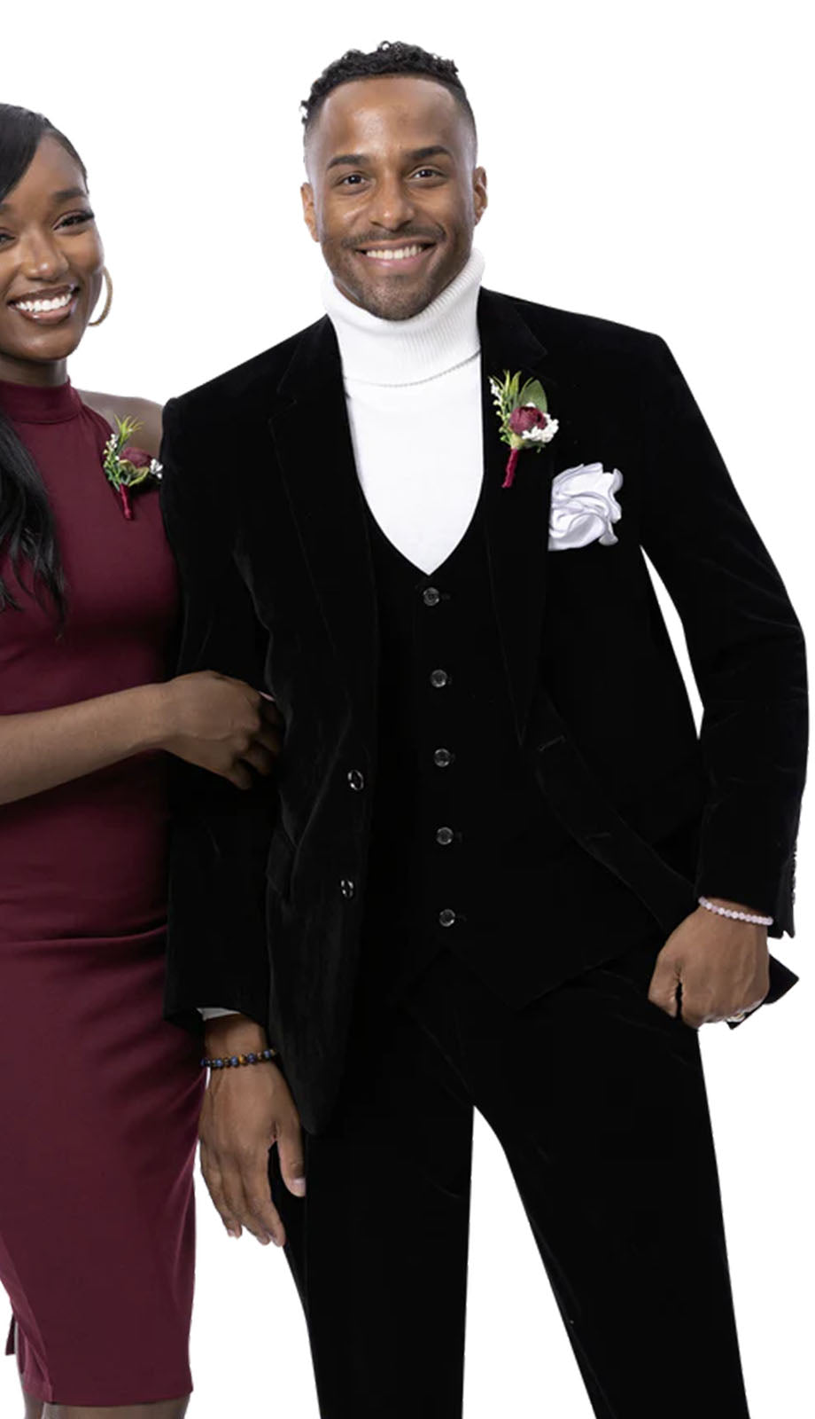 EJ Samuel M2781-BLK Mens Suit