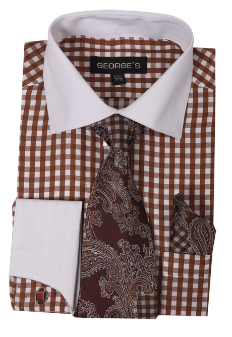 Fortino Landi AH615-BR  Mens Shirt
