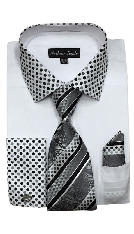 Fortino Landi FL630-WH Mens Shirt