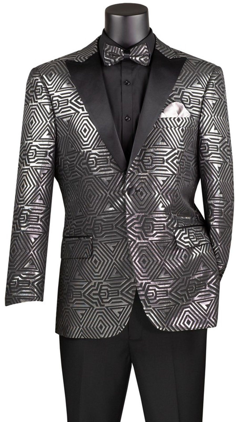 Vinci BM-4-SIL Mens Sport Coat