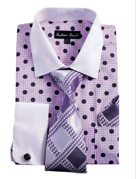 Fortino Landi FL632-PUR  Mens Shirt