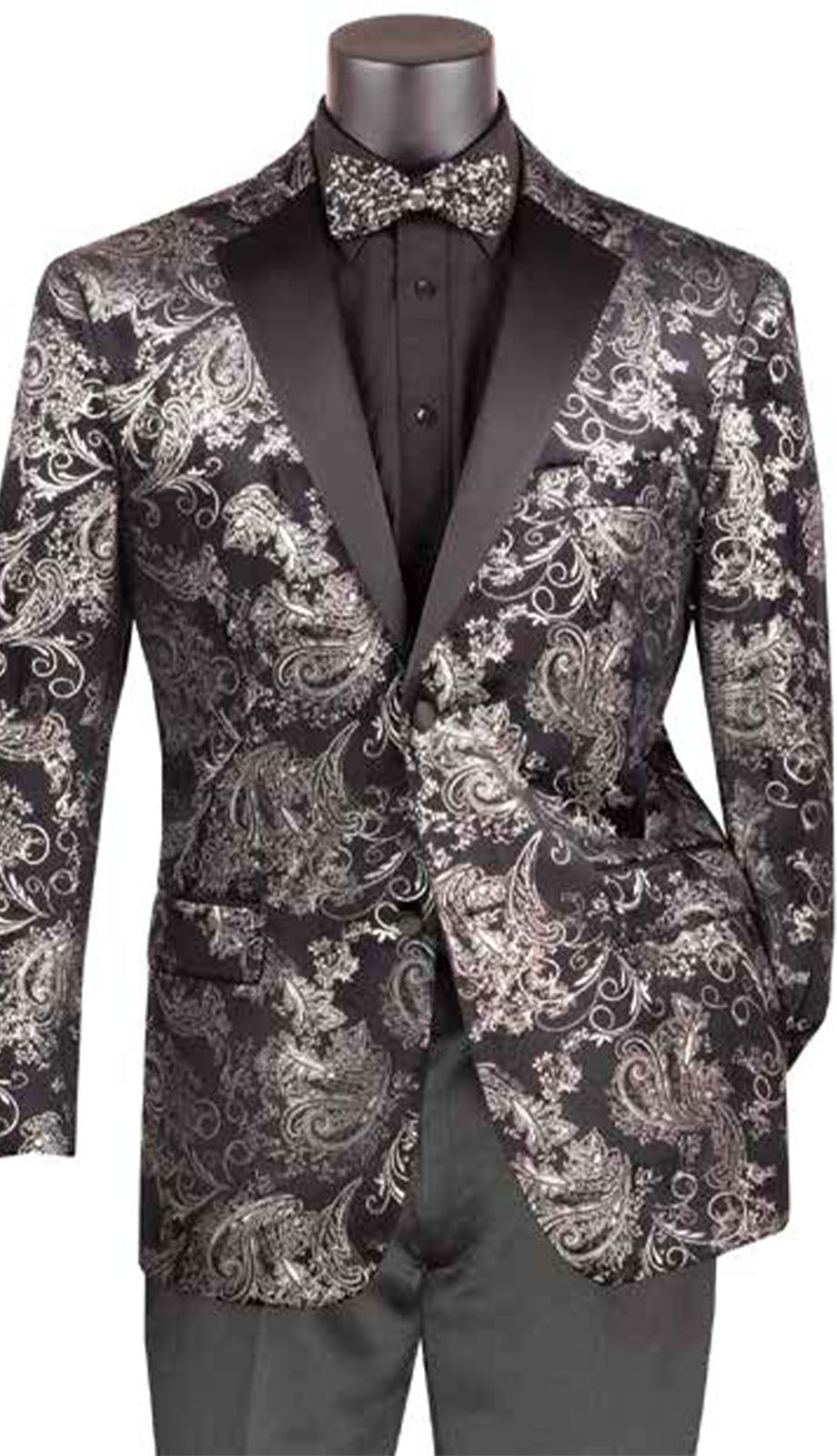 Vinci BM-02-SIL Mens Sport Coat