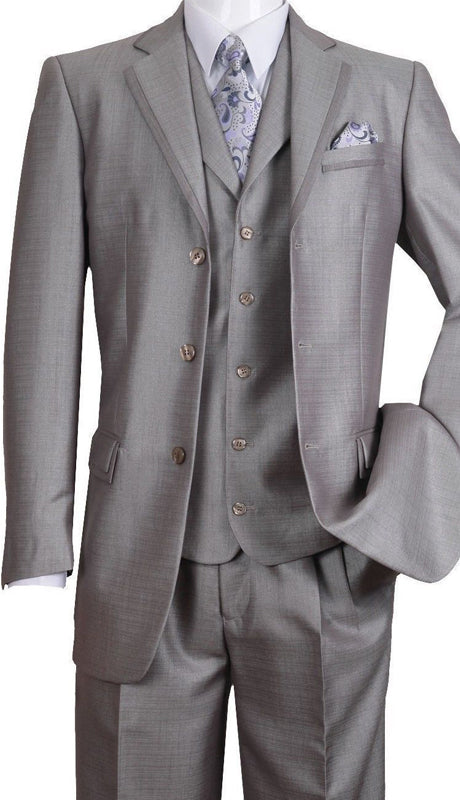 Milano Moda 5909-SIL Mens Suit