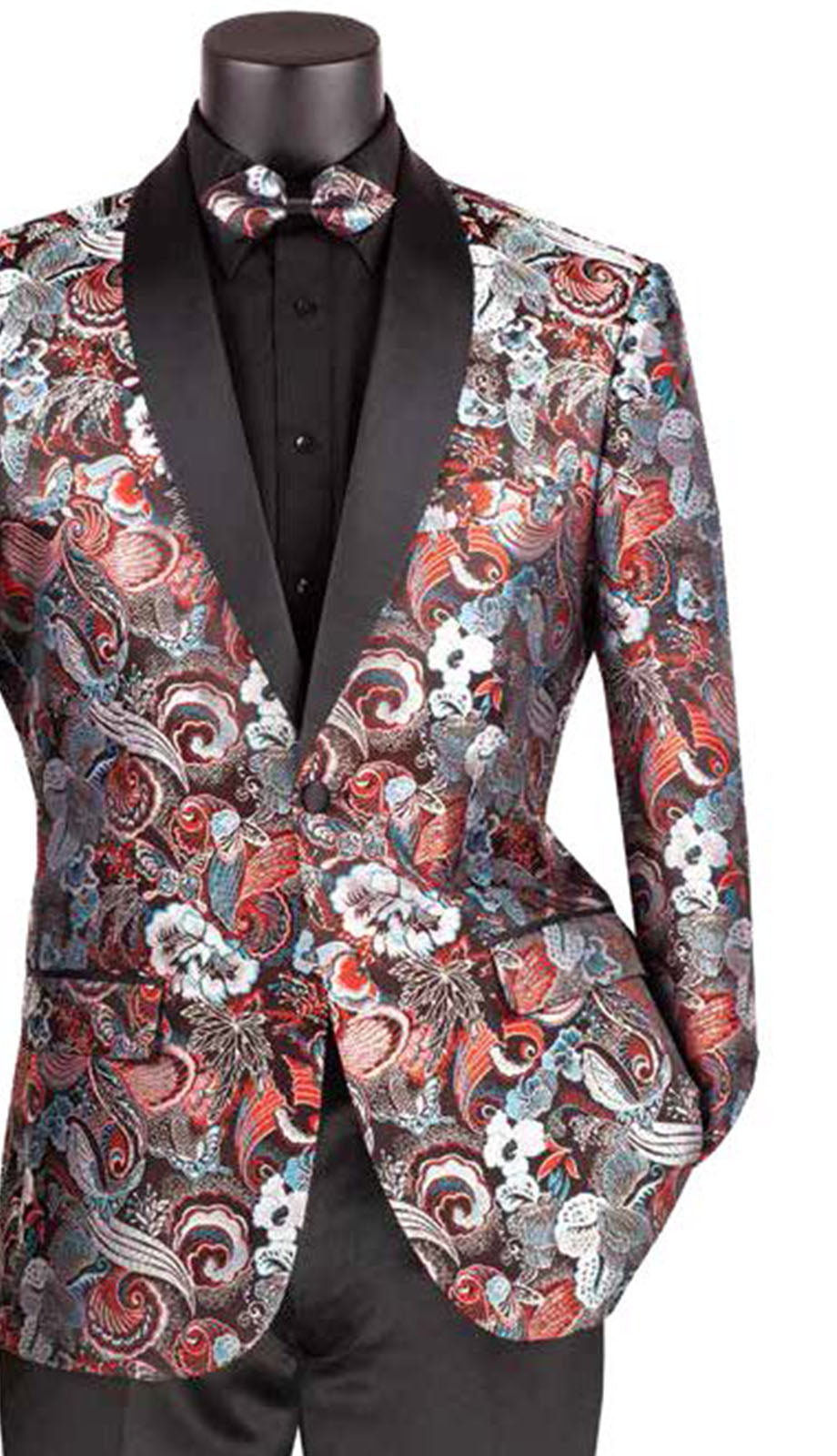 Vinci BM-3-BUR Mens Sport Coat