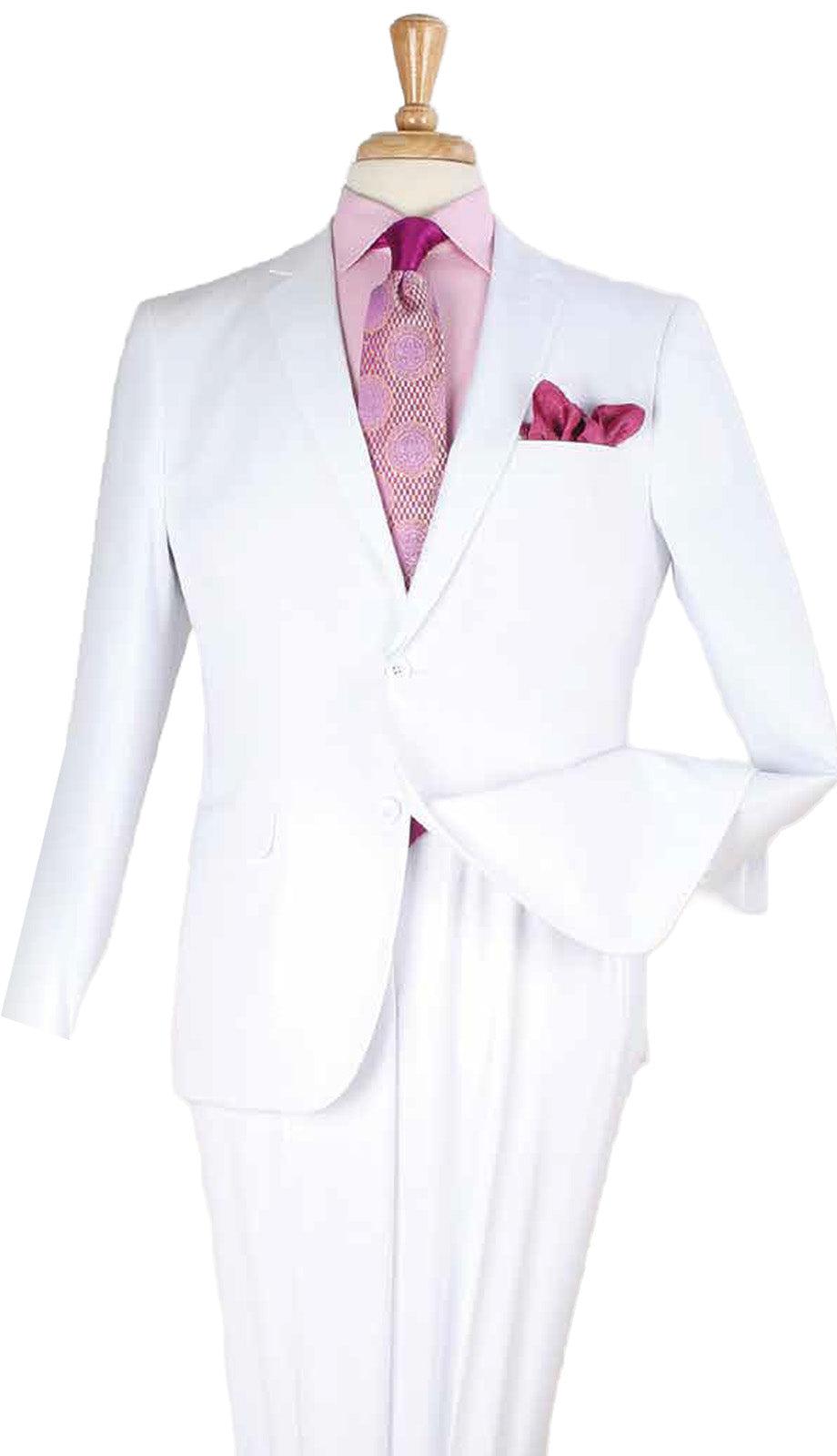 Iconic 5604-5-WHT Mens Suit