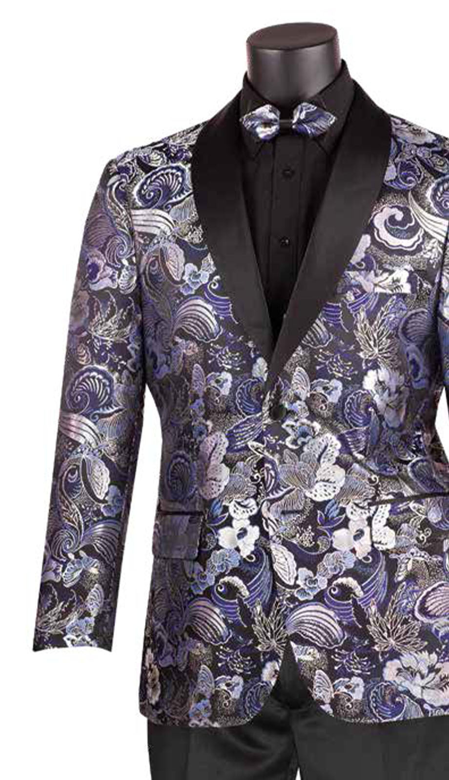 Vinci BM-3-NVY Mens Sport Coat