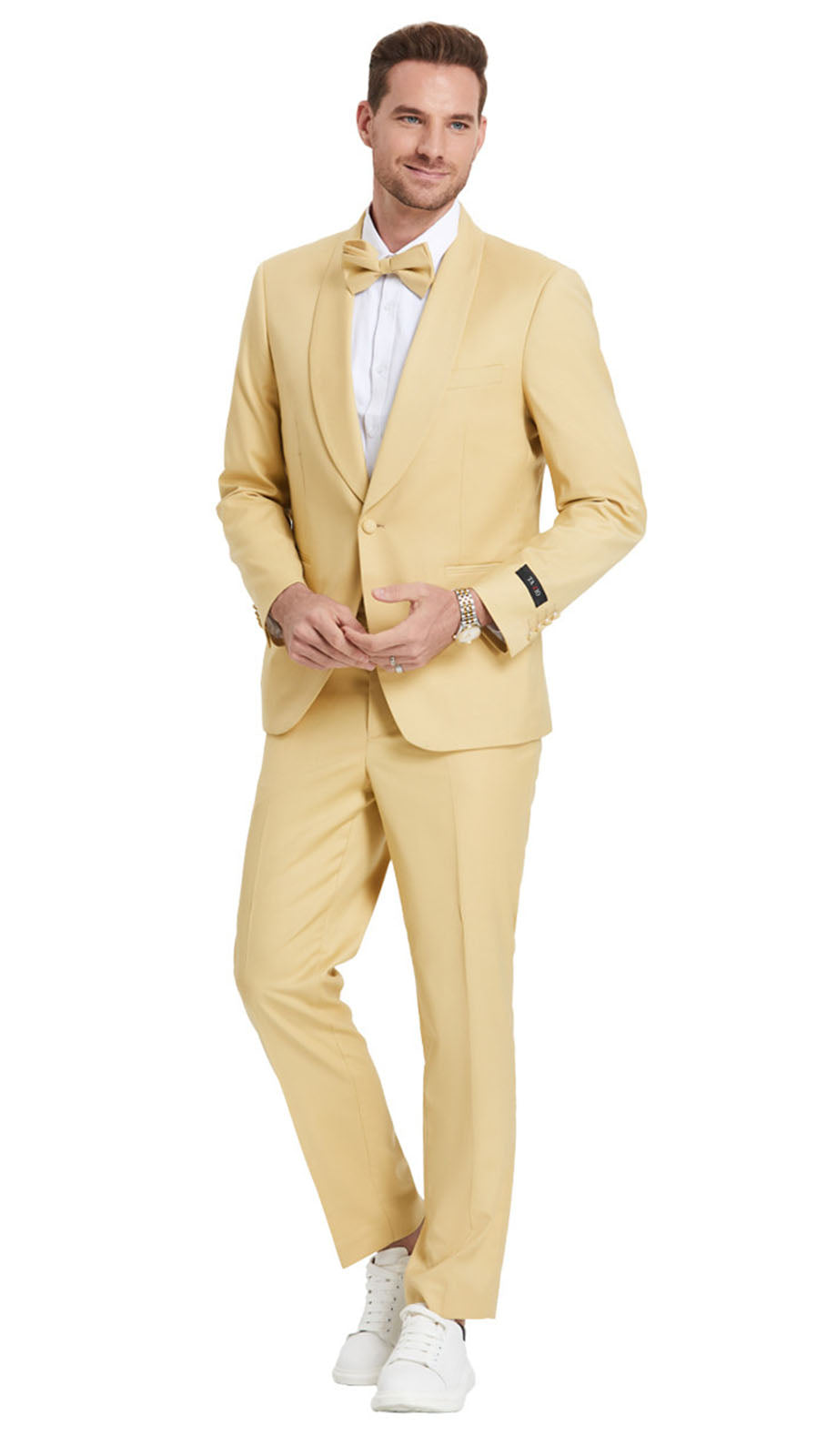 Tazzio M392SK-DIJON Mens Suit