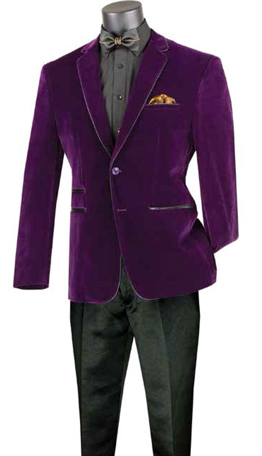 Vinci BS-02-PUR Mens Sport Coat