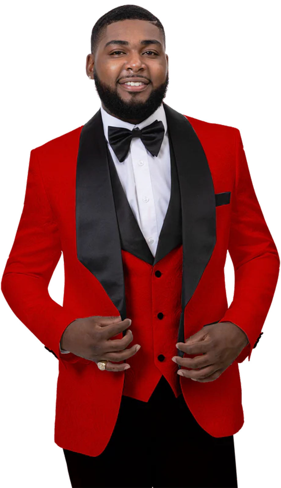 EJ Samuel J64-RED Mens Blazer