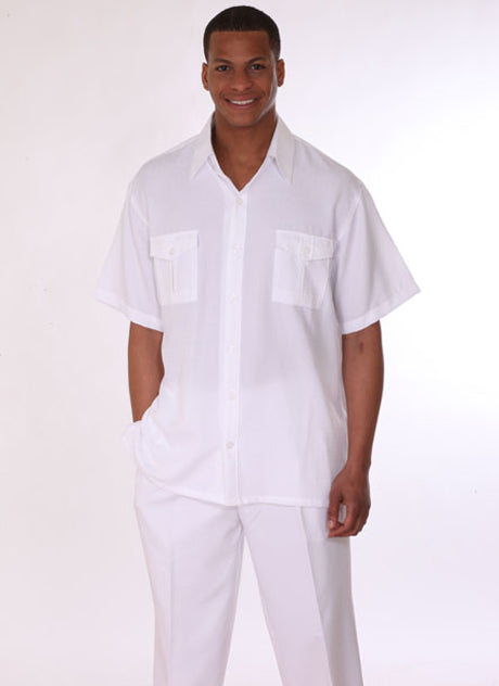 Fortino Landi 2949-WH Mens Walking Suit