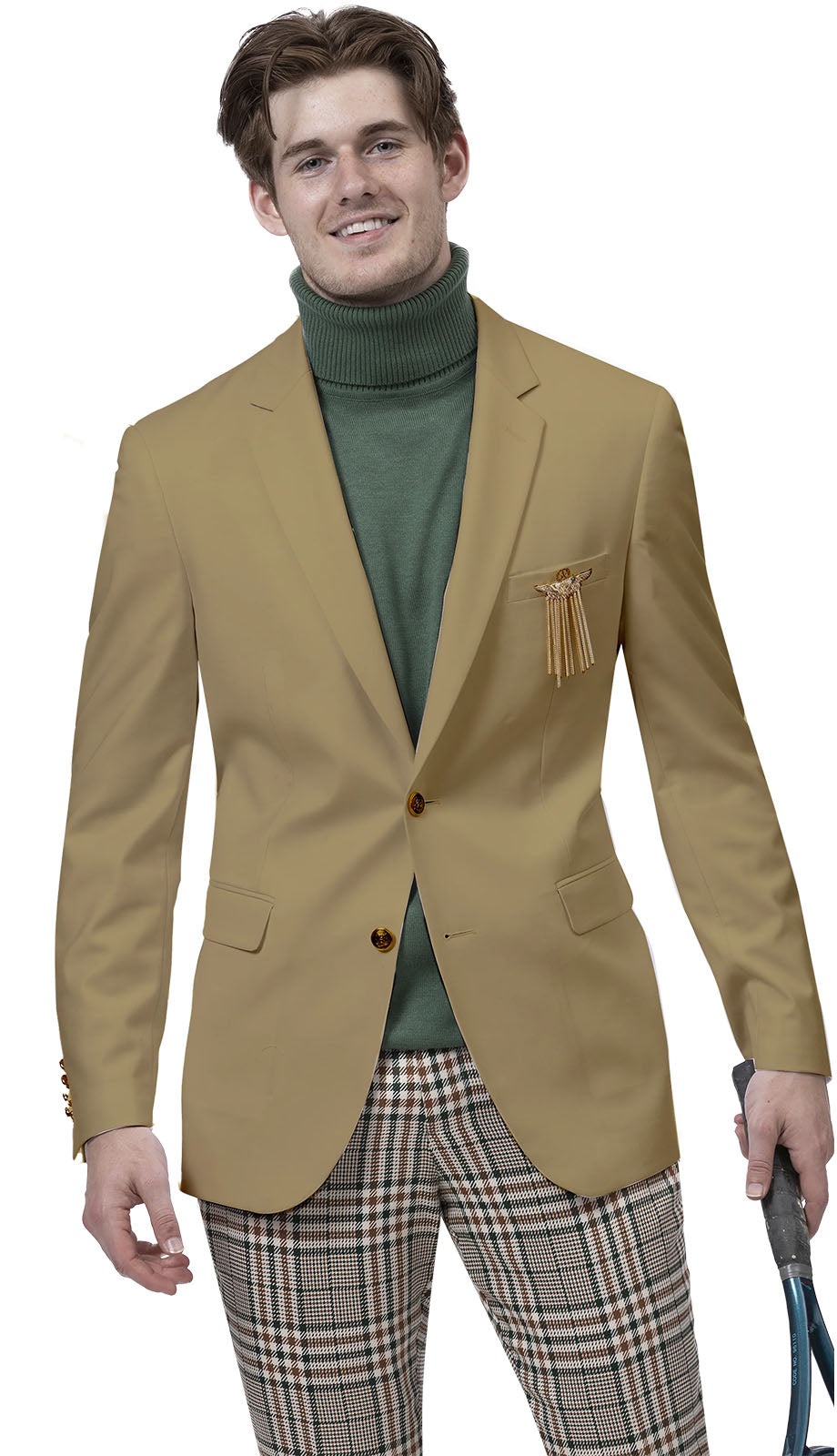 EJ Samuel J170-TAN Mens Blazer