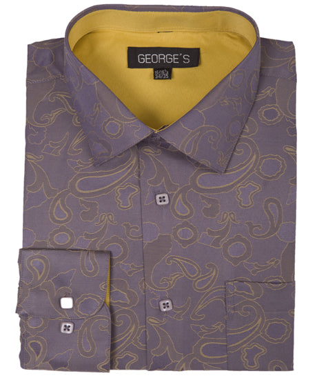 Fortino Landi AH625-BR Mens Shirt