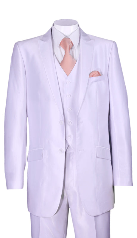 Milano Moda 5702V2-WH Mens Suit