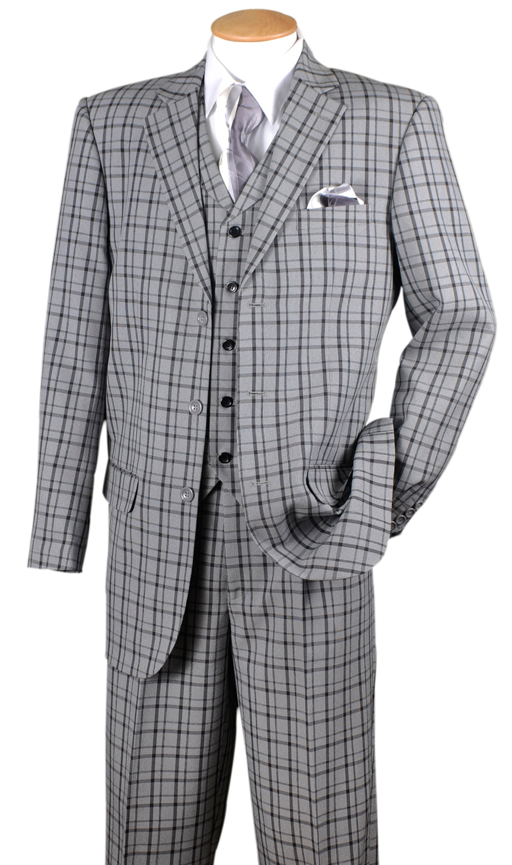 Milano Moda 5802V6-GB Mens Suit