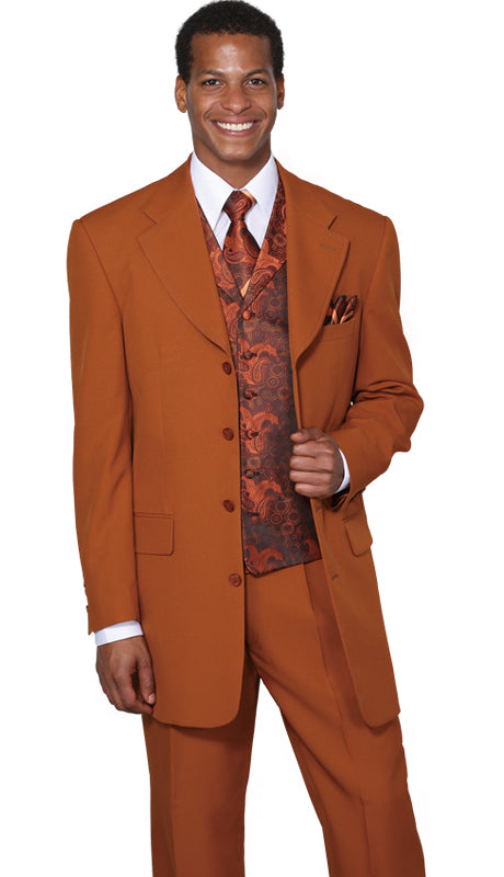Milano Moda 6903V-R Mens Suit