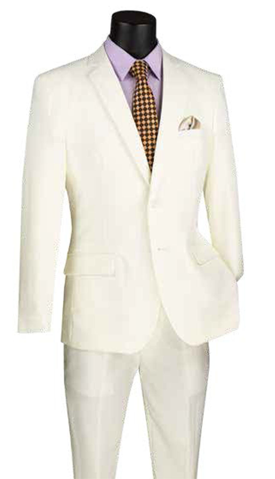 Vinci S-2PP-IVO Mens Suit