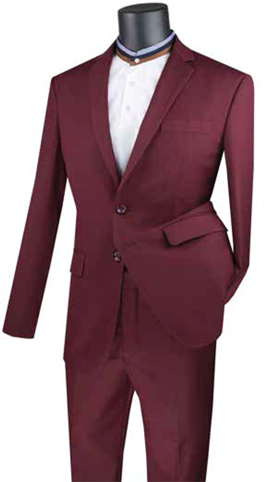 Vinci SC900-12-BUR Mens Suit