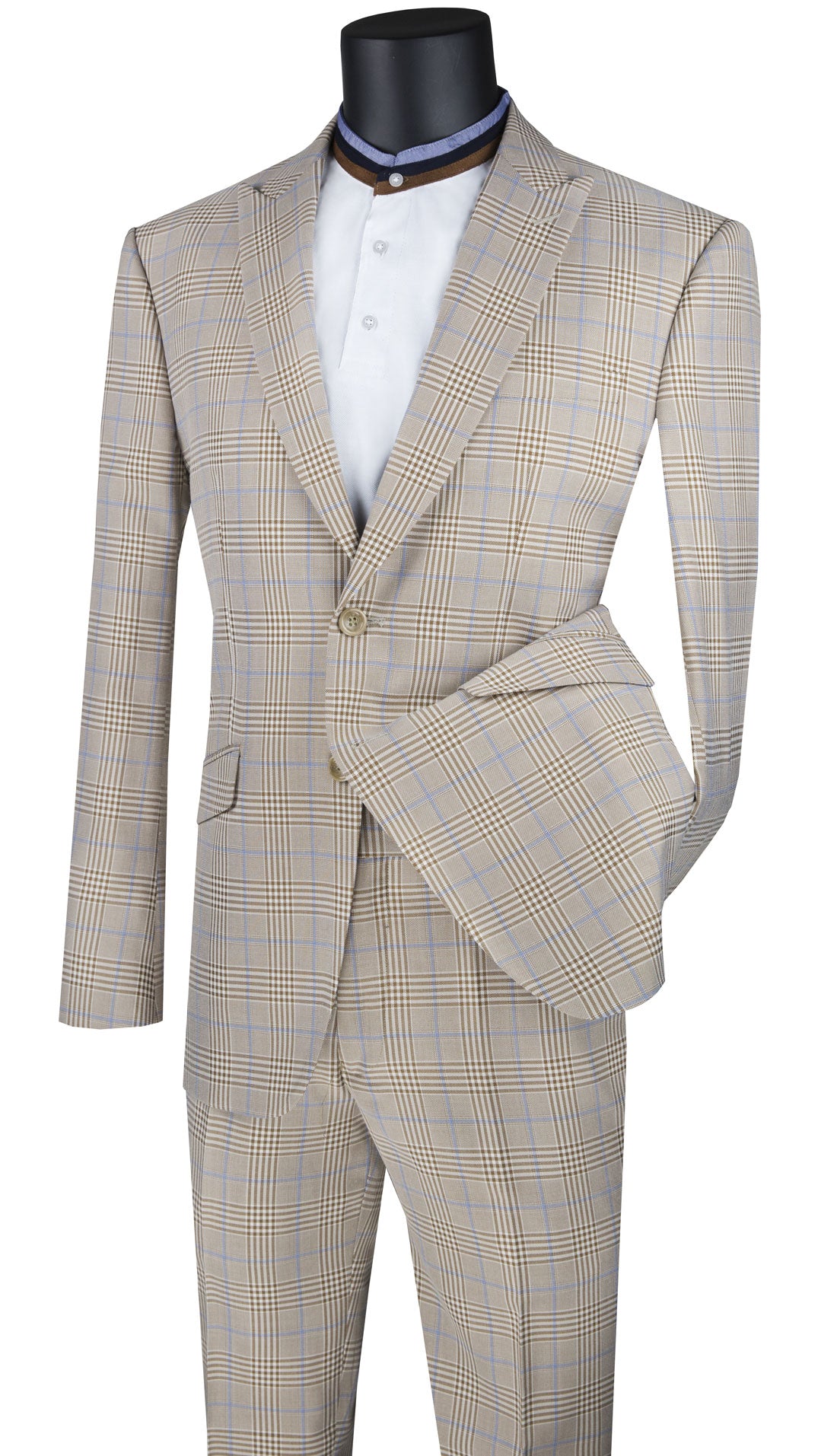 Vinci S2RW-1-BE Mens Suit