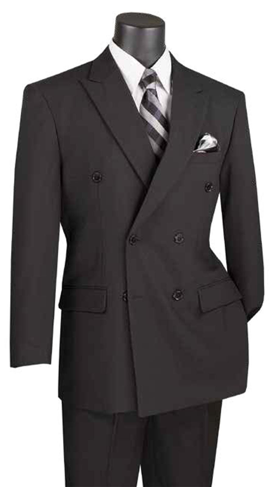Vinci DPP-BLK Mens Suit