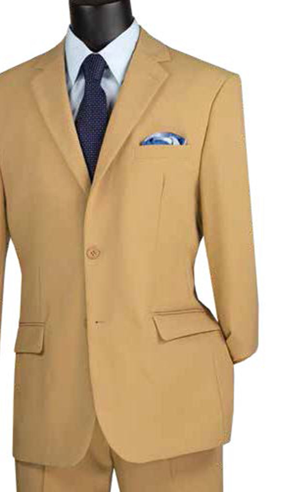 Vinci Mens Suit 2PP-KHK