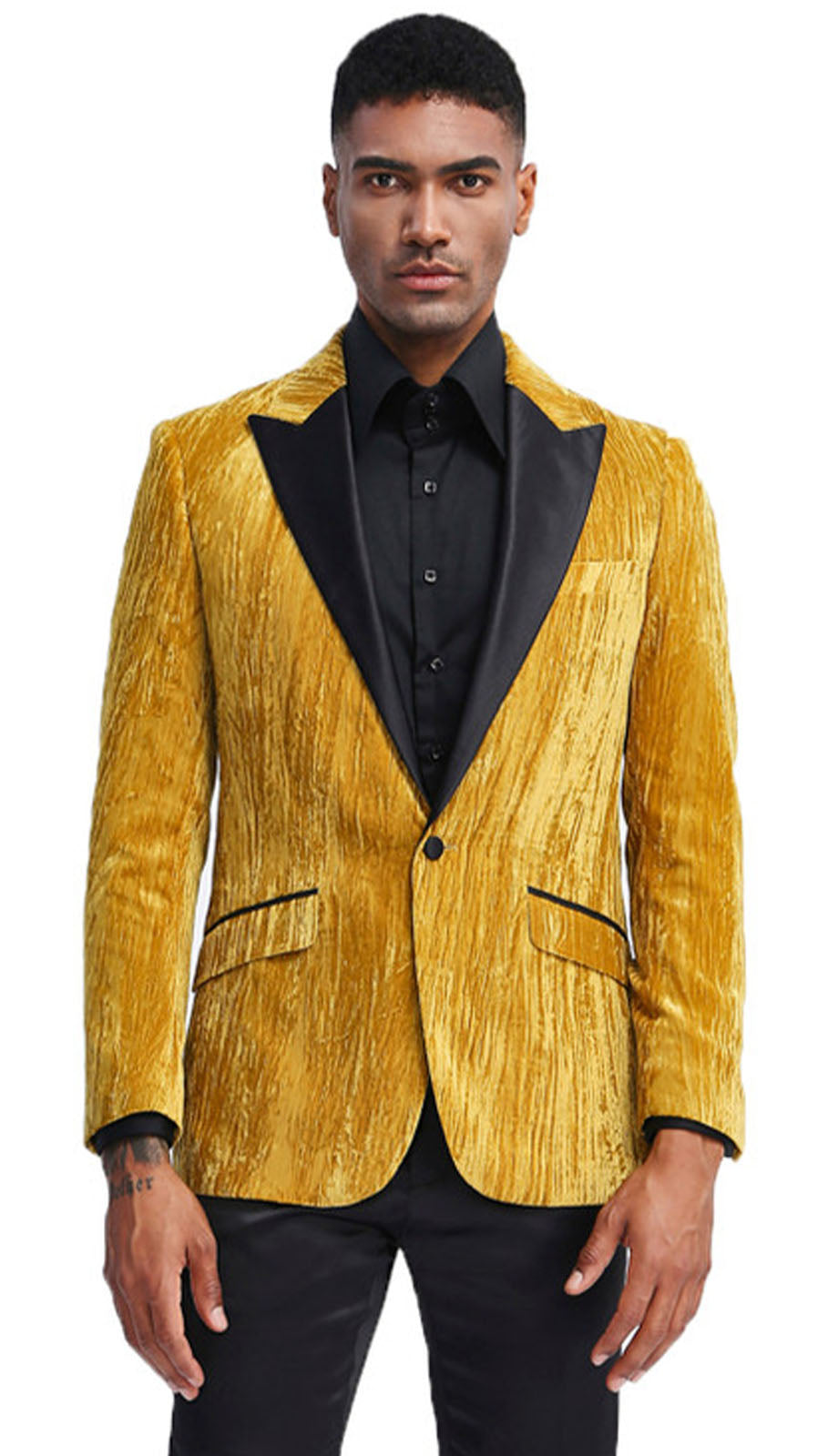 Tazzio MJ285S-GLD Mens Jacket